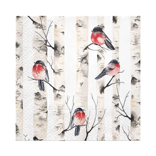 Birch Tree Lunch Napkins 20ct