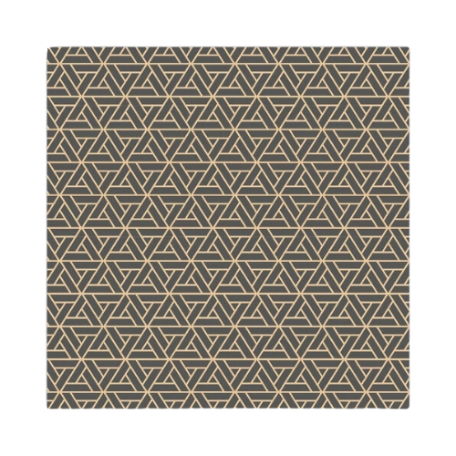 Geo Pattern Slate Grey/Gold Lunch Napkins 20ct