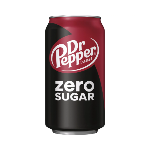 Dr Pepper Zero  Sugar Soda Can 12oz 1ct