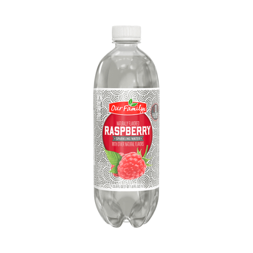 Our Family Sparkling Raspberry Water 1L