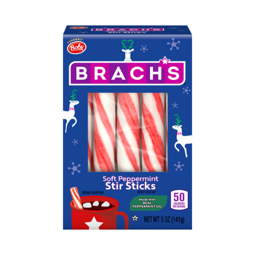 Brach's Soft Puff Peppermint Stick Candy 5oz