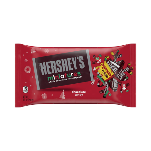 Hershey Chocolate Candy Miniatures Assorted 9.9oz