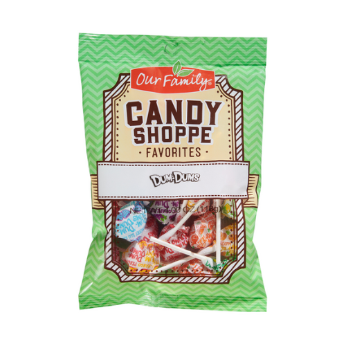 Our Family Candy Dum Dum Bag 4oz