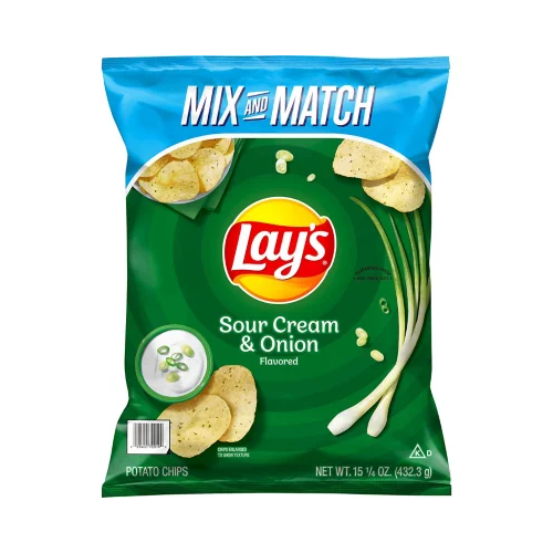 Lay's Sour Cream and Onion Potato Chips 15.63oz