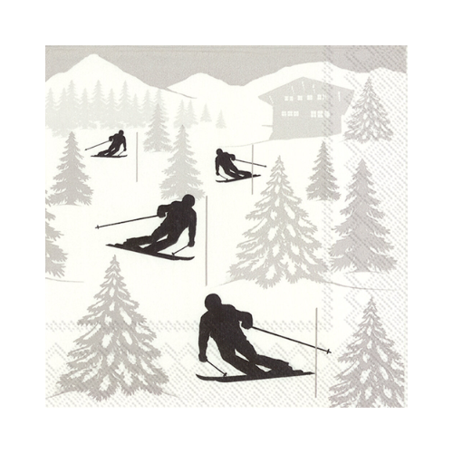 Ski Cocktail Napkins 40pcs