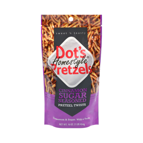 Dots Cinnamon Sugar Pretzels 16oz