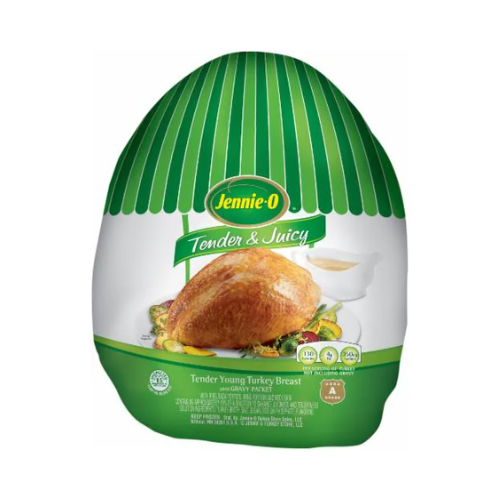 Jennie-O Frozen Turkey Breast Wrapped /lb