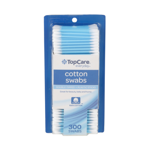 Topcare Cotton Swabs Plastic 300ct