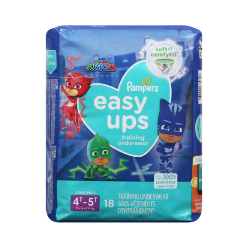 Pampers Disposable Diapers Easyups 4T/5T Boy 18ct