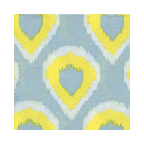 Ikat Yellow Dinner Napkin 20ct