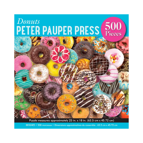 Donuts 500 Piece Jigsaw Puzzle