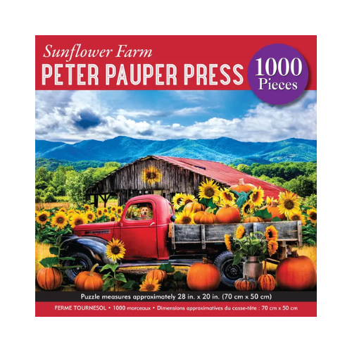 Sunflower Farm 1000 Piece Jigsaw Puzzle