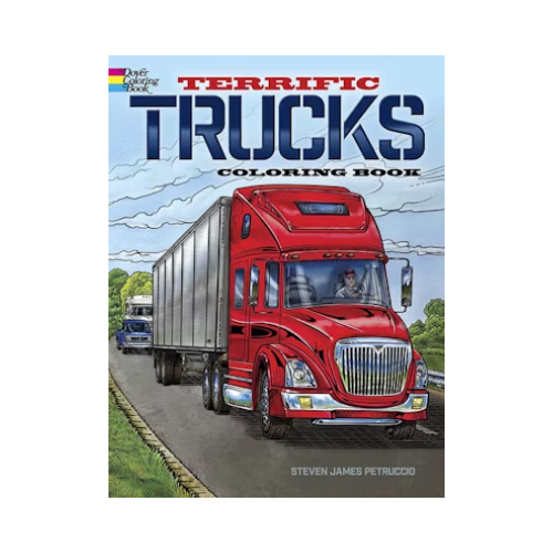 Dover Coloring Book Terrific Trucks