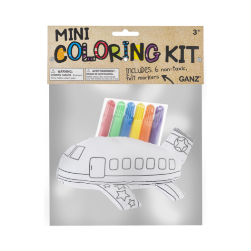 Mini Airplane Coloring Kit