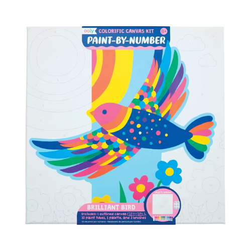 Ooly Colorific Canvas Kit Brilliant Bird