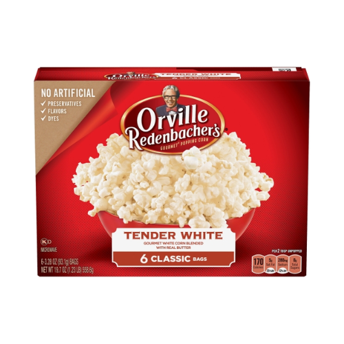 Orville Redenba Tender White Popcorn 6ct