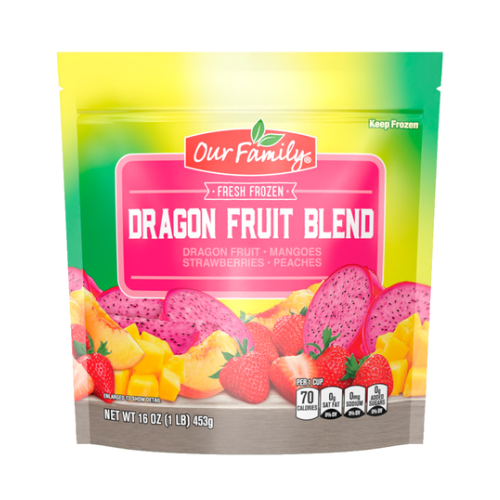 Our Family Dragon Fruit Blend , Frozen 16oz Bag