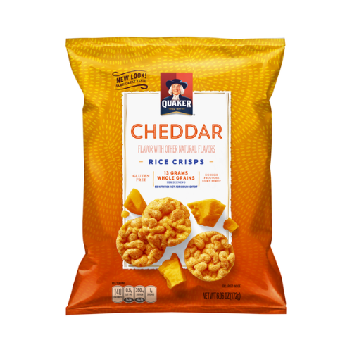 Quaker Popped Cheddar Rice Crisps 6.06oz