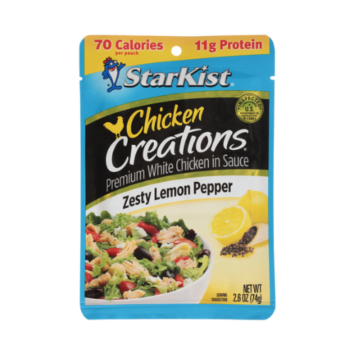 Starkist Chicken Creations Zesty Lemon Pepper Pouch 2.6oz