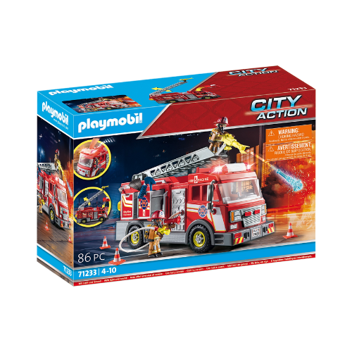 Playmobil Firetruck w/ Flashing Lights 71233