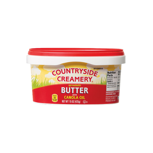 Countryside Creamery Spreadable Butter with Canola Oil 15oz