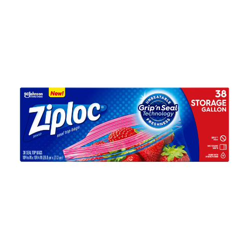 Ziploc  Gallon Storage Bags 38ct