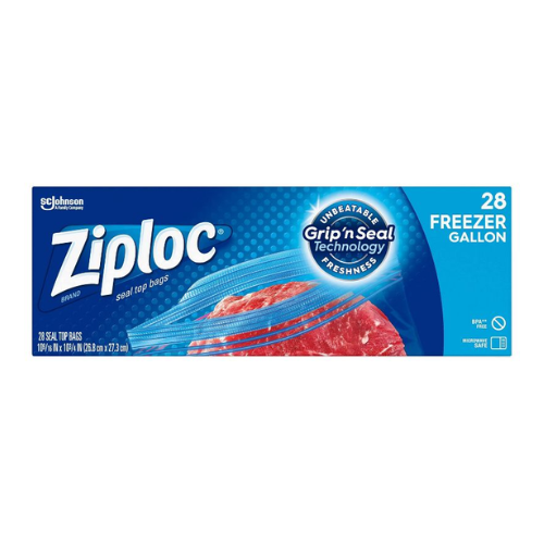 Ziploc Freezer Gallon Bags Grip n Seal 28ct