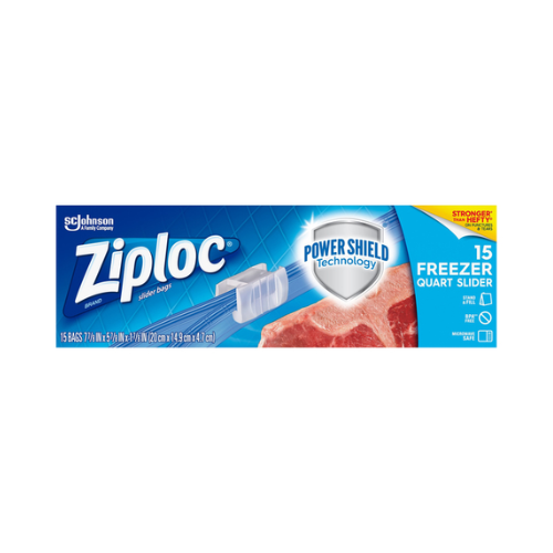 Ziploc Freezer Quart Bags Grip n Seal 15ct