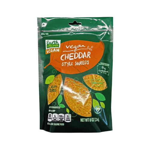 Earth Grown Vegan Cheddar Style Shreds 8oz