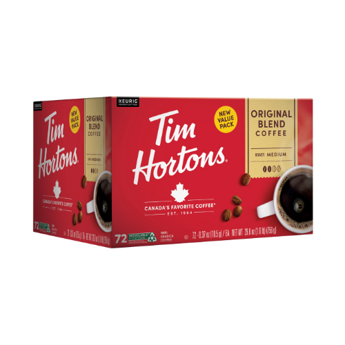 Tim Hortons Original Blend Medium Roast Keurig Coffee K-Cups 72ct