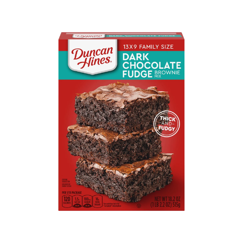 Duncan Hines Brownie Mix Dark Chocolate Fudge 18.3oz