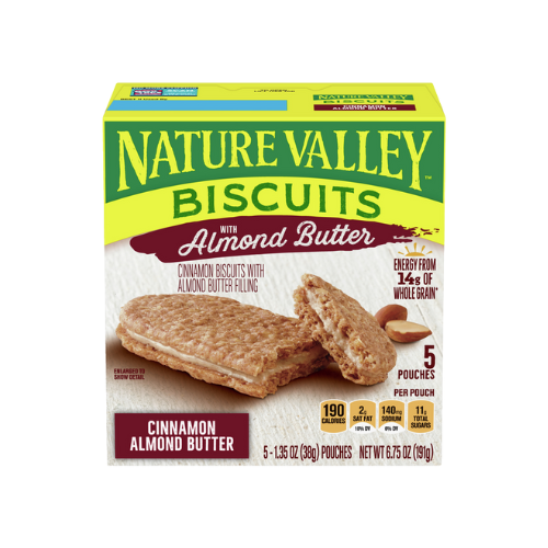 Nature Valley Cinnamon Biscuits with Almond Butter 5ct