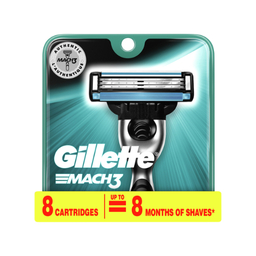 Gillette Mach3 Cartridges 8 ct