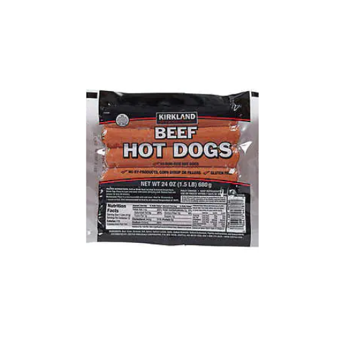 Kirkland Beef Hot Dogs 12ct