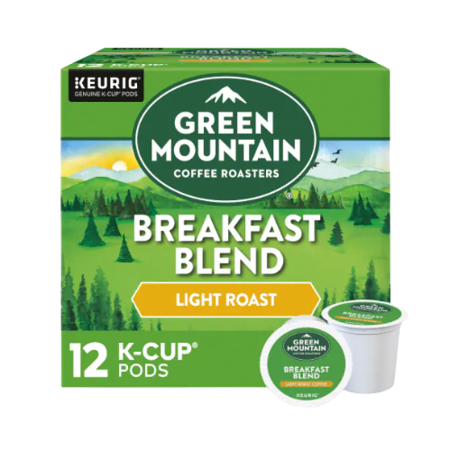 Keurig Green Mountain Breakfast Blend Light Roast Coffee K-Cups 12ct