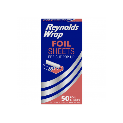 Reynold's Wrappers Pre-Cut Pop-Up Foil Sheets 50ct