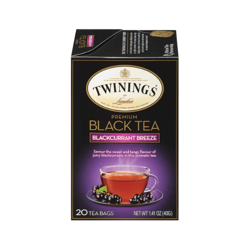 Twinings Blackcurrant Breeze Black Tea Bags 20ct