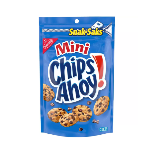 Nabisco Cookies Snak Saks Mini Chips Ahoy 8oz