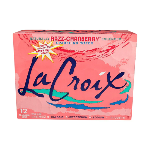 LaCroix Razz Cranberry Sparkling Water 12fl oz x 12pk