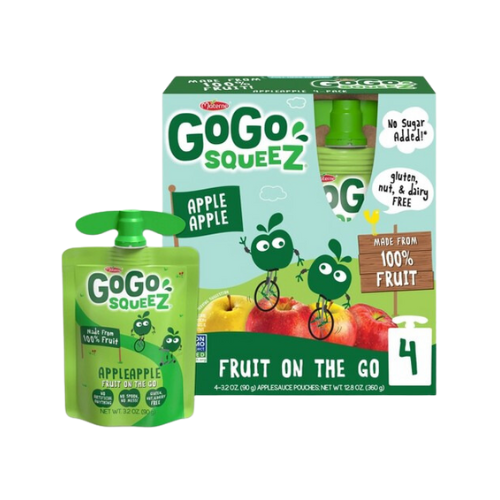 GoGo Squeez Apple Applesauce 3.2oz x 4pk