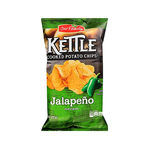 Our Family Jalapeno Kettle Chips 8oz