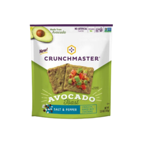 Crunchmaster Avocado Toast Salt & Pepper Crackers 3.54oz