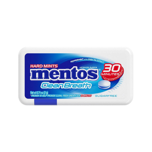 Mentos Candy Peppermint Clean Breath .74oz