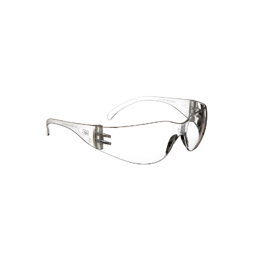 3M Safety Glasses Anti-Fog Scratch Resistant Clear Lens Clear Frame  Wraparound Coverage 20ct