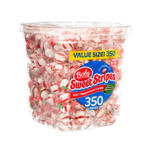 Bob's Sweet Strips Soft Peppermint Candy 350 pieces 61.73oz