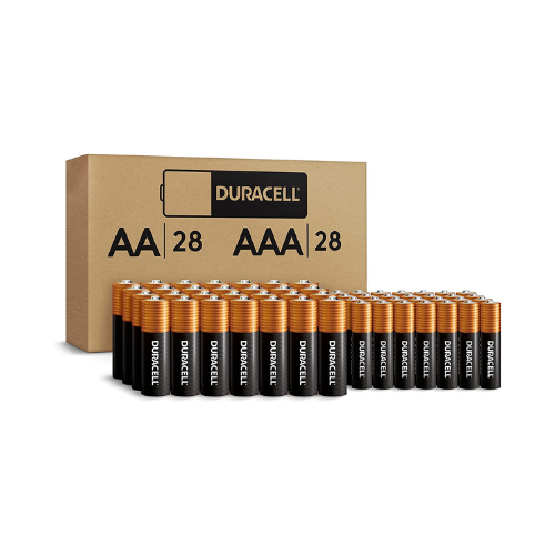 Duracell Coppertop  Alkaline Battery w/ Power Boost AA + AAA Batteries, 56ct