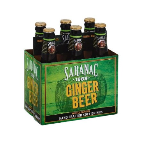 Saranac Ginger Beer Bottles 12fl oz x 6pk