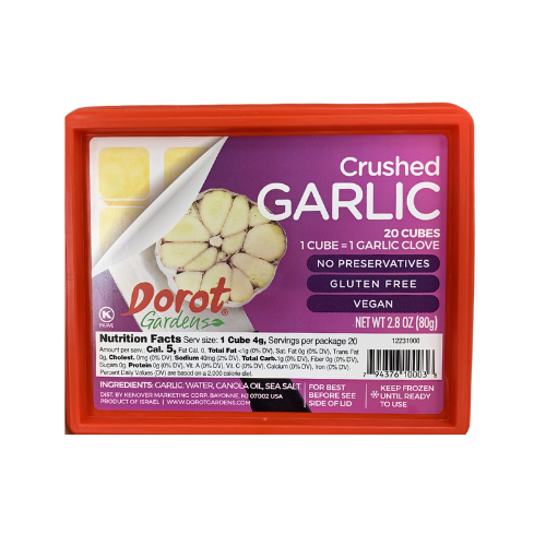 Frozen Crushed Garlic Cubes 2.8oz