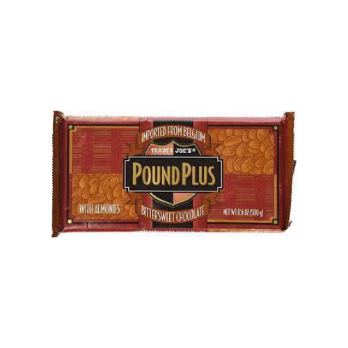 Pound Plus Bittersweet w/Almonds Chocolate Bar 17.6oz