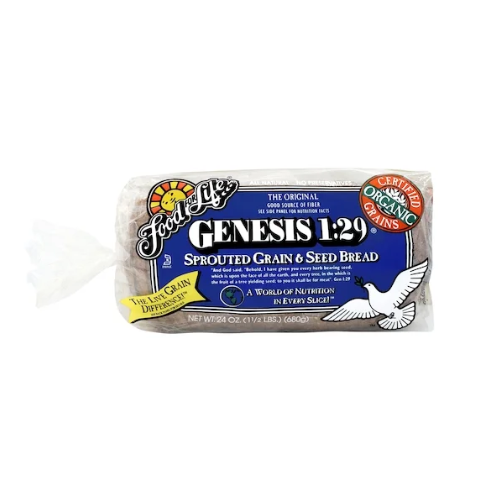 Food for Life Flourless Genesis 1:29 Sprouted Grain & Seed Bread 24oz